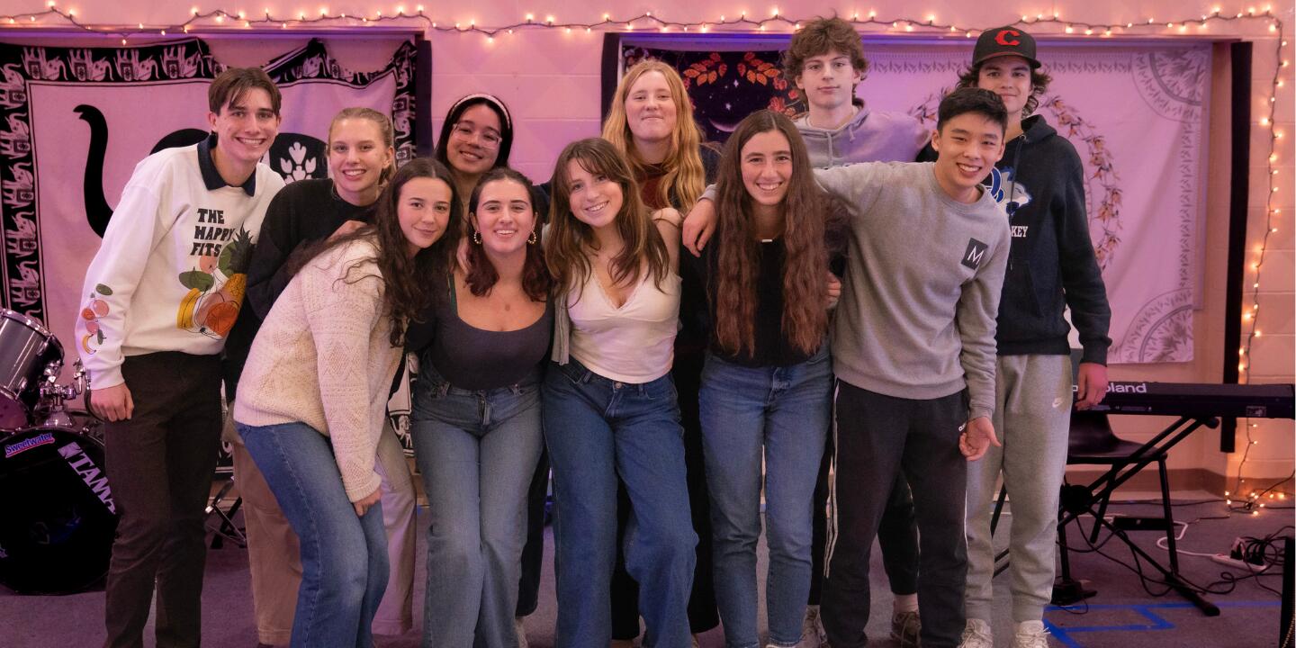 Oyster River High School's 2023-2024, student-editors of Mouth of the River.